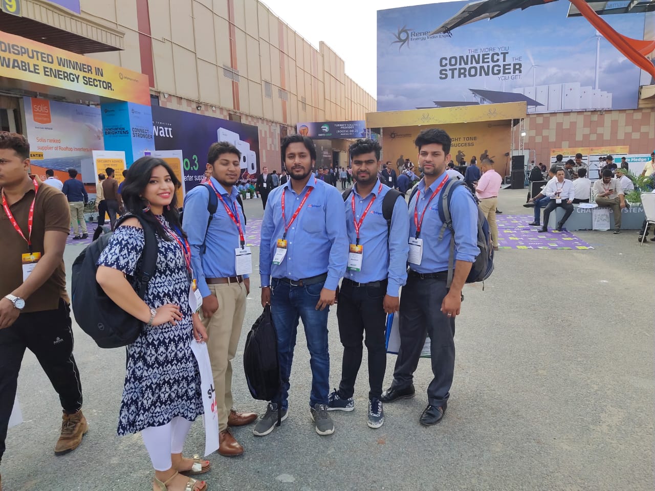 Renewable Energy India Expo Enernew Team